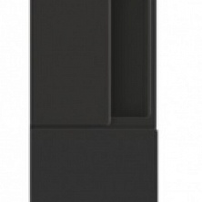 WAVE Ручка  для раздвижных дверей без запирания матовый черный B300000193 