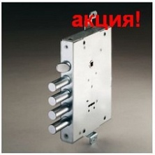 Замок сувальдный с верхней защелкой ISEO 638 DFTB без лицевой планки (Италия)