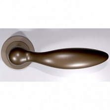 Ручка дверная  Pelikan OGR на розетке на резьбовой основе, бронза