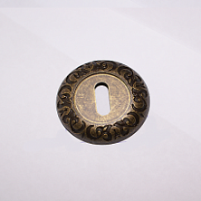  Розетка на резьбовой основе под овал, 1 шт., бронза